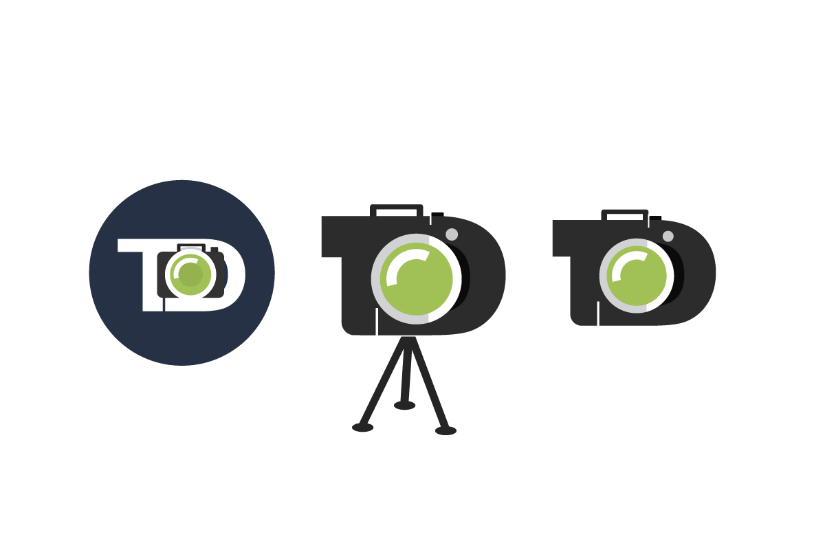 photographer logo design concept